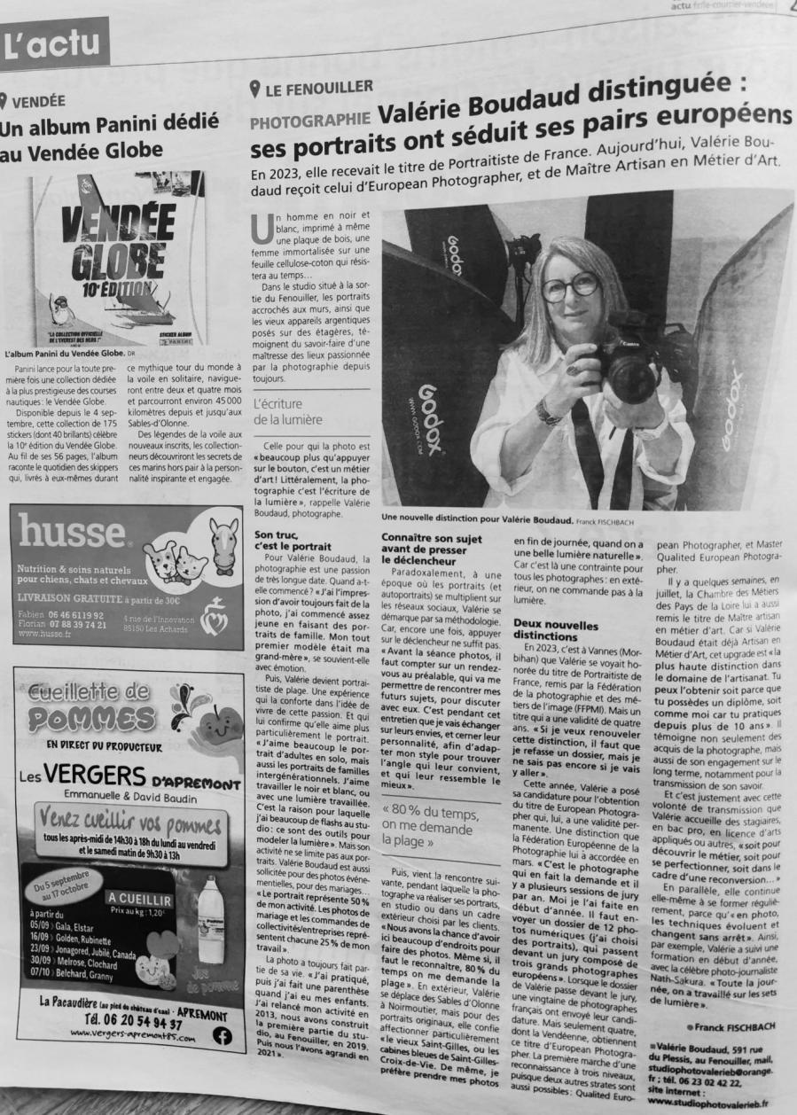 Le courrier vendeen sept 2024